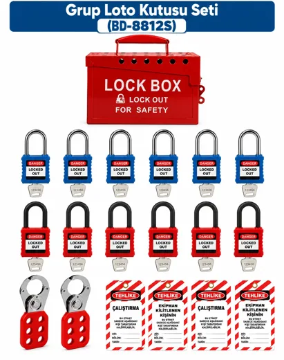 BD-8812S Grup Loto Kutusu Seti