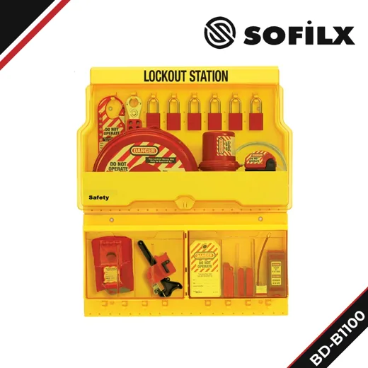 BD-B1100 Duvara Asılabilen LOTO İstasyon Seti