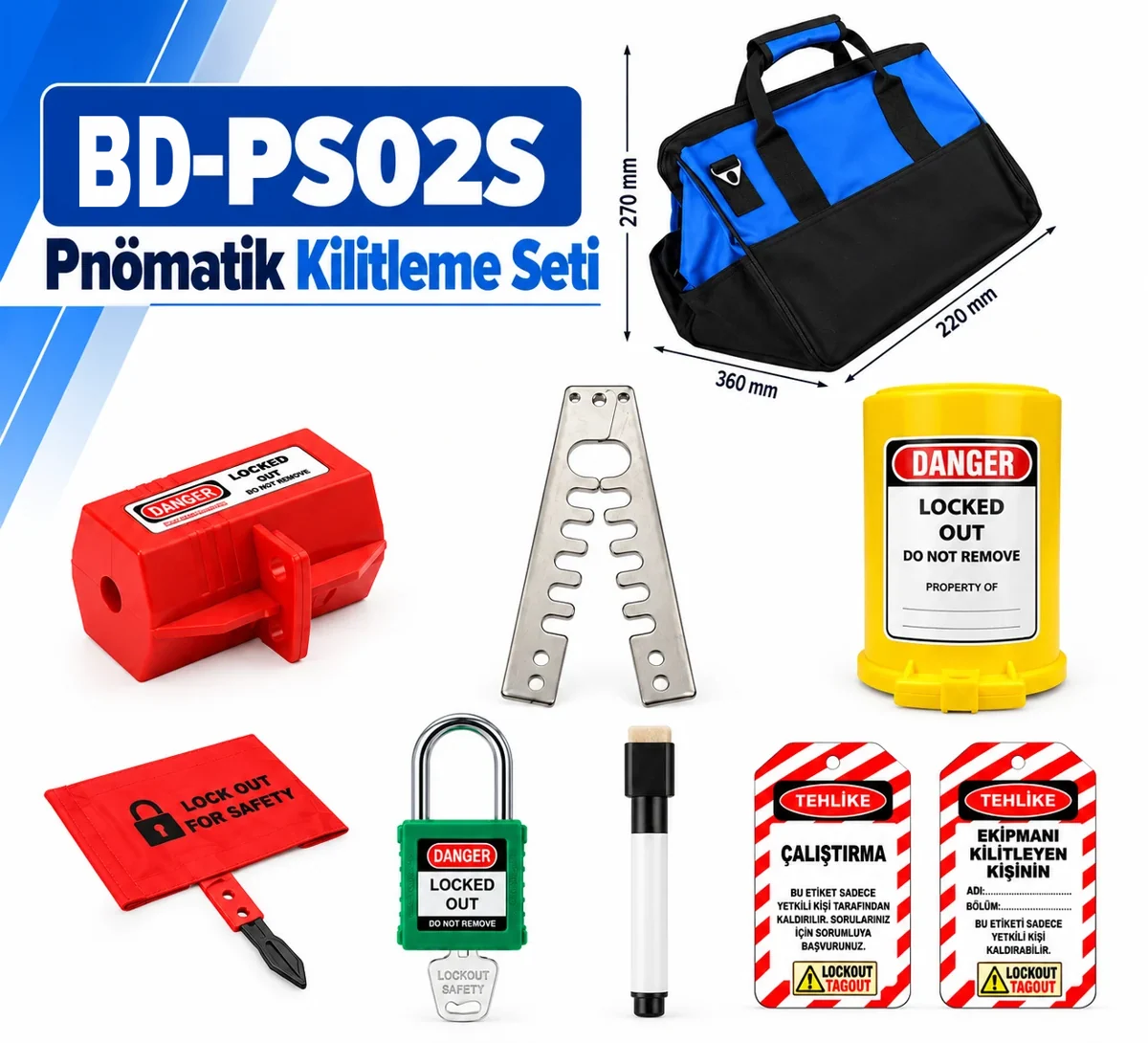 BD-PS02S Pnömatik Kilitleme Seti